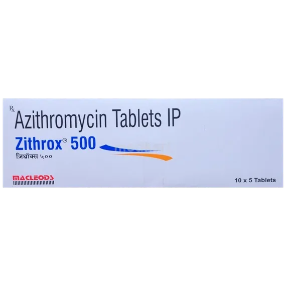 zithrox 500mg tablet 5's